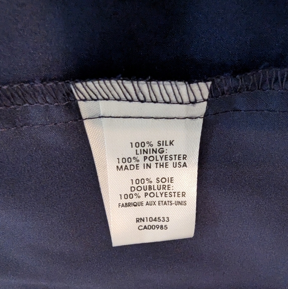 Nanette Lepore Women's 100% Silk Floral Navy Wrap Dress Size 2 Resort 2012 - Picture 6 of 11